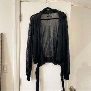Vintage sheer wrap top
